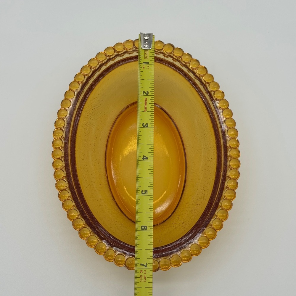 Amber Indiana Glass Hen on Nest Covered Dish Vintage Honey Brown - Picture 16 of 16